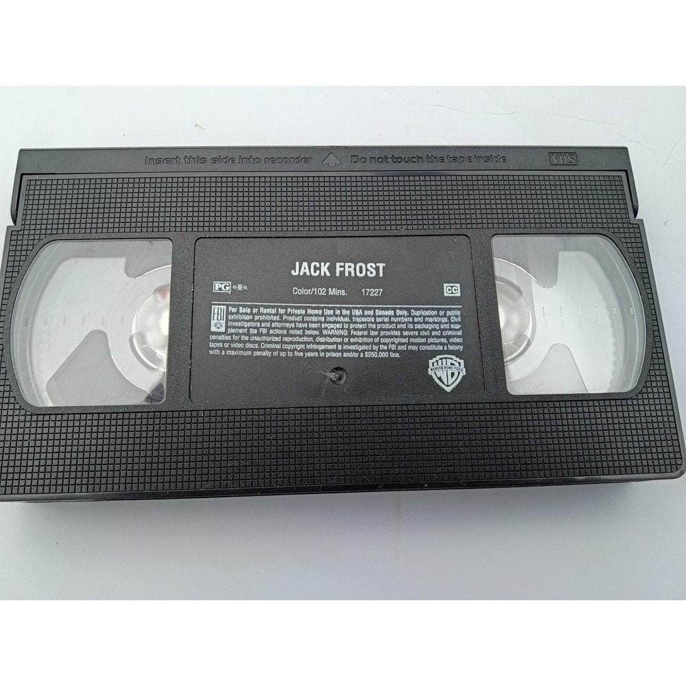 Jack Frost VHS 1999 Video Tape VTG 90s Movie Michael Keaton tape only